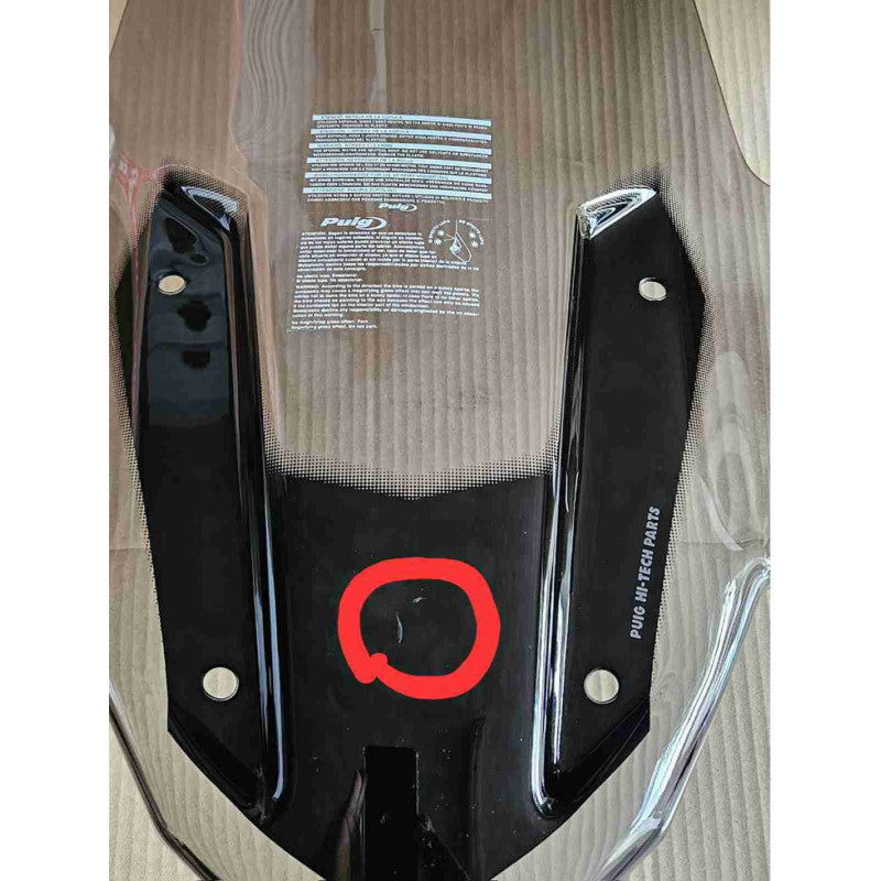 PUIG CUPOLINO V-TECH LINE TOURING PER KYMCO XCITING 400i 22-23 FUME CHIARO-USATO