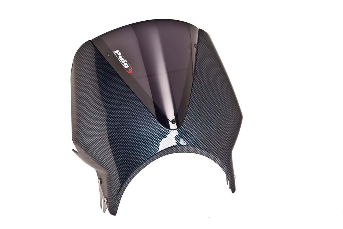 PUIG CUPOLINO UNIV. VISION TRIUMPH SPEED TWIN 22-24 CARBON-FUME SCURO