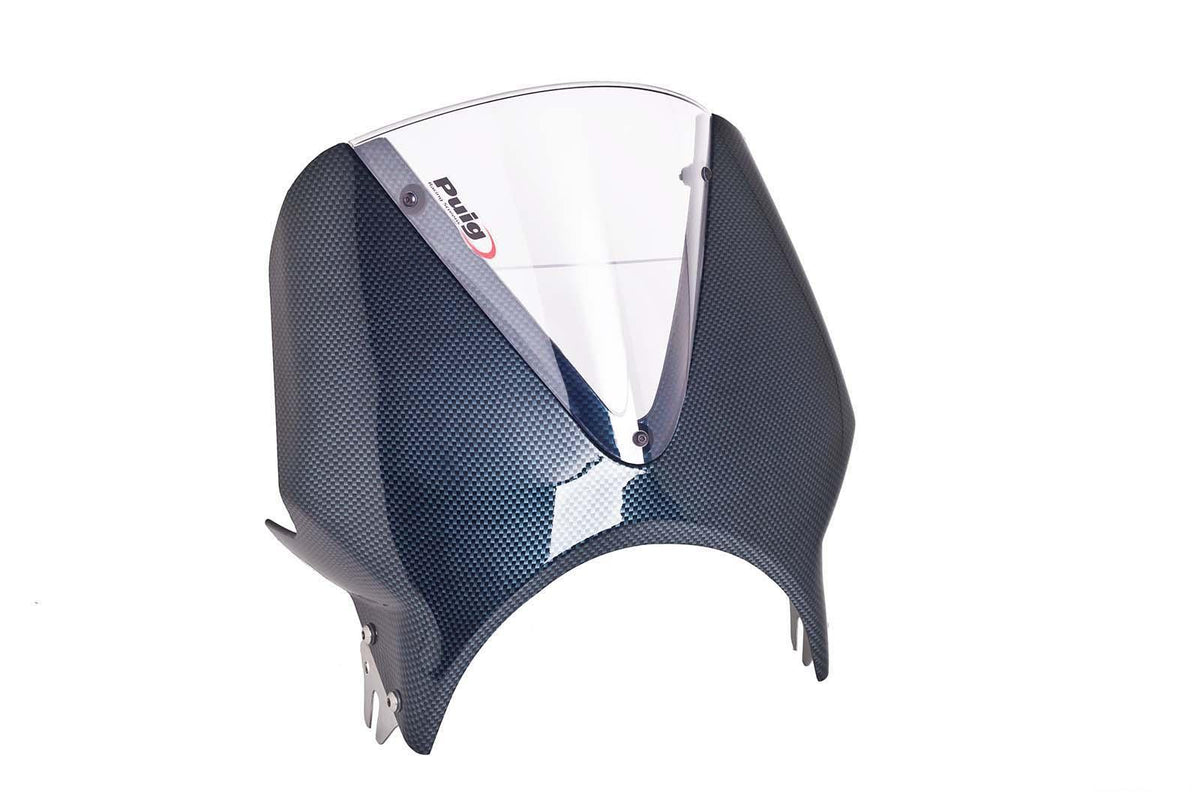 PUIG CUPOLINO UNIV. VISION PER TRIUMPH SCRAMBLER 08-16 CARBON-TRASPARENTE