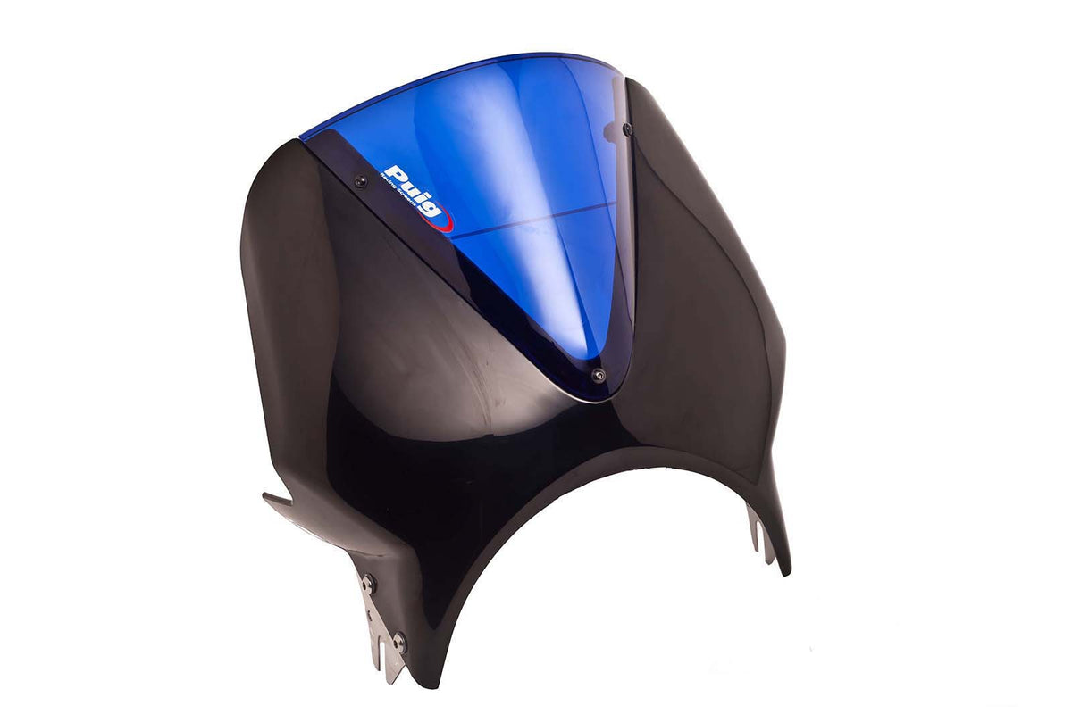 PUIG CUPOLINO UNIV. VISION PER TRIUMPH SCRAMBLER 08-16 NERO-BLU