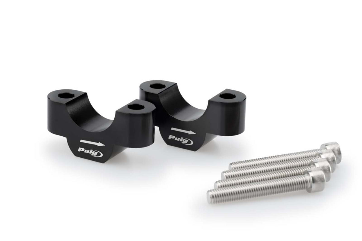 PUIG RISERS PER MANUBRI PER BMW R1200 GS 17-18 NERO-20308N