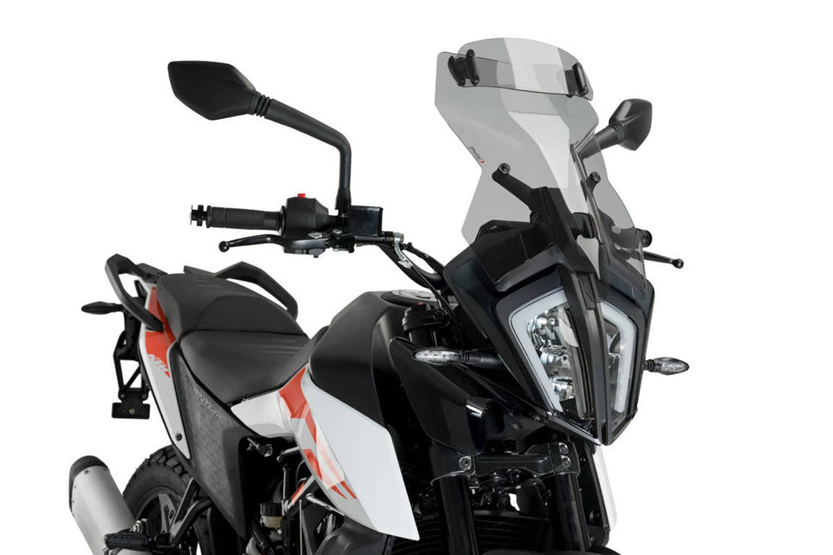 PUIG CUPOLINO TOURING-VISIERA PER KTM 390 ADVENTURE 20-24 FUME CHIARO