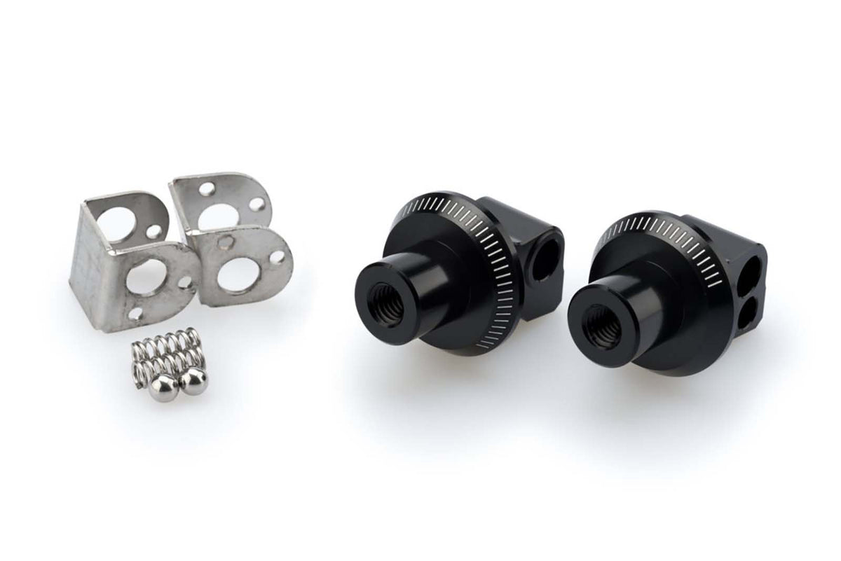 PUIG ADATTATORI POGG. FISSI PASSEGGERO PER KTM 1290 R SUPERDUKE 22-24 NERO