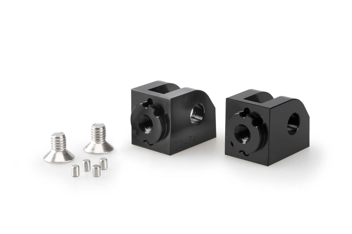 PUIG ADATTATORI POGG. REGOLABILI CONDUCENTE YAMAHA YZF-R9 25-26 NERO