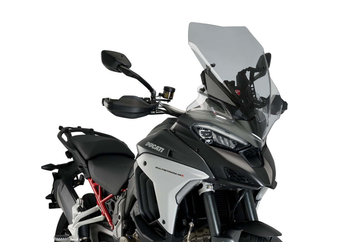 PUIG CUPOLINO TOURING PER DUCATI MULTISTRADA V4 S 2025 FUME CHIARO
