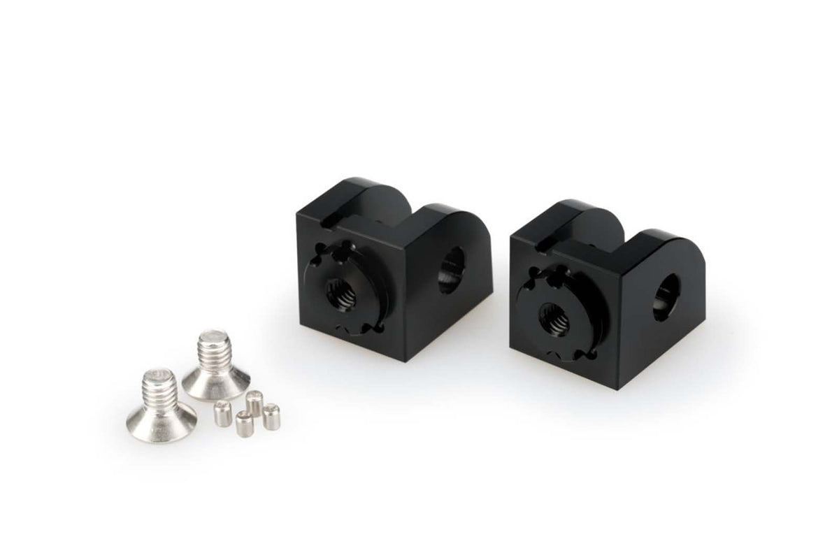 PUIG ADATTATORI POGG. REGOLABILI CONDUCENTE SUZUKI GSX-8TT 25-26 NERO