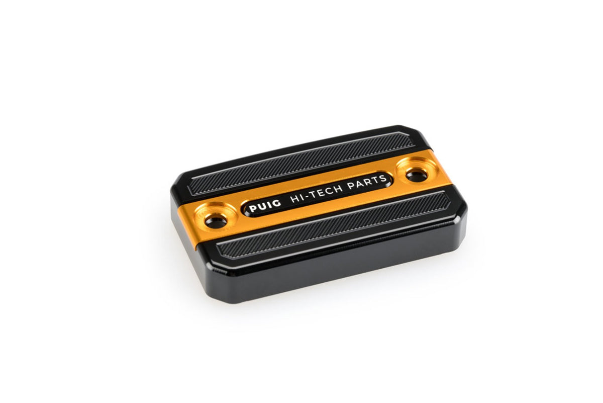 PUIG TAPPO SERBATOIO ANTERIORE PER FLUIDO FRIZIONE PER DUCATI SCRAMBLER 800 NIGHTSHIFT 23-24 ORO