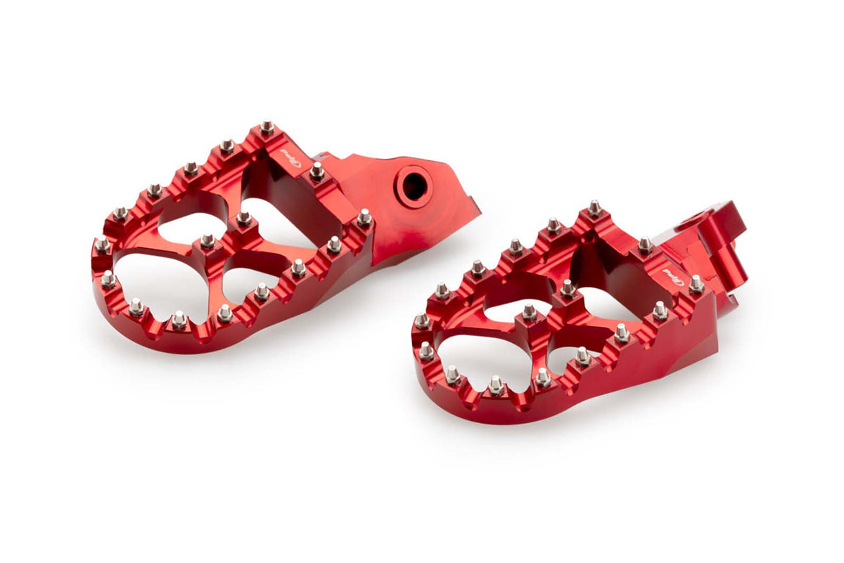 PUIG POGGIAPIEDI OFF-ROAD PER BMW R1250 GS 21-24 ROSSO