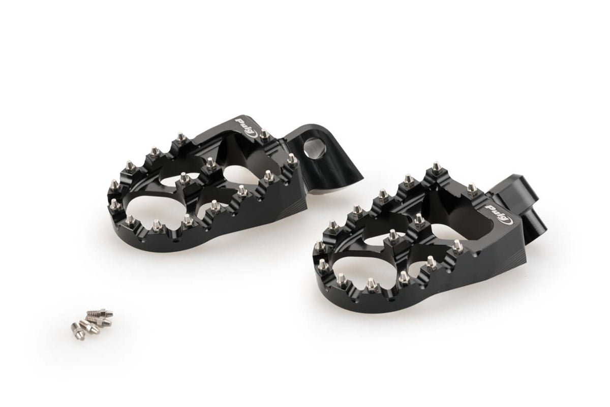 PUIG POGGIAPIEDI OFF-ROAD YAMAHA TENERE 700 21-22 NERO