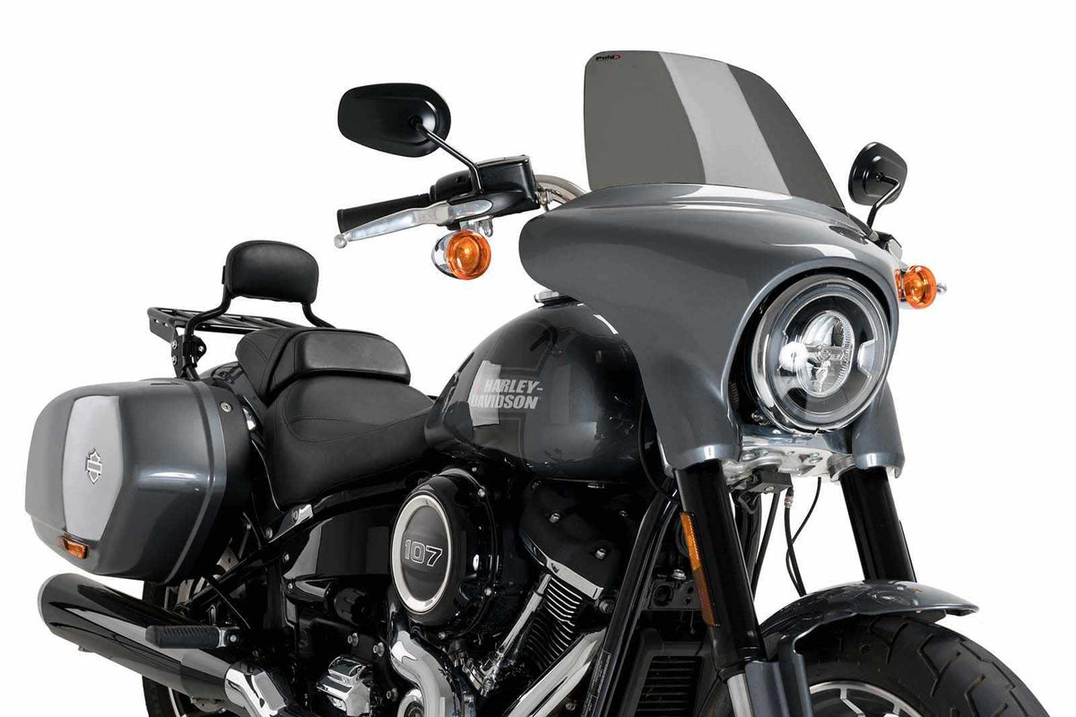 PUIG CUPOLINO HIGH-ROAD TOURING PER HARLEY D. SOFTAIL SPORT GLIDE FLSB 18-24 FUME SCURO
