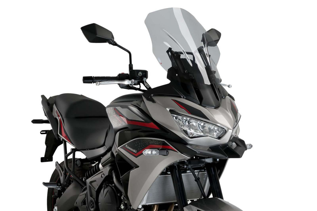 PUIG CUPOLINO TOURING PER KAWASAKI VERSYS 650 2025 FUME CHIARO