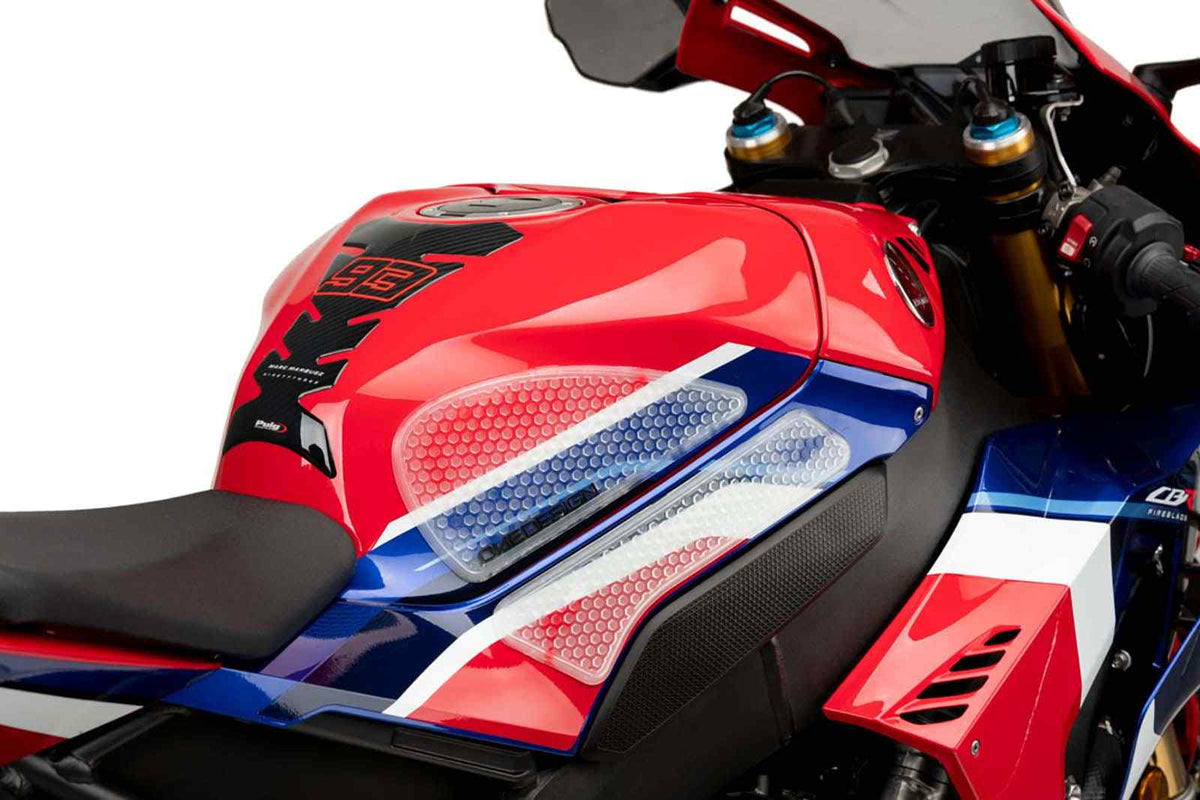 PUIG ADESIVO SERBATOIO SPECIFICO LATERALE PER HONDA CBR1000 RR-R FIREBLADE SP 22-23 TRASPARENTE