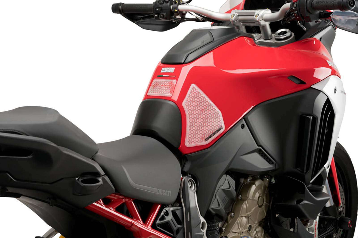 PUIG ADESIVO SERBATOIO SPECIFICO LATERALE DUCATI MULTISTRADA V4 RS 2024 TRASPARENTE