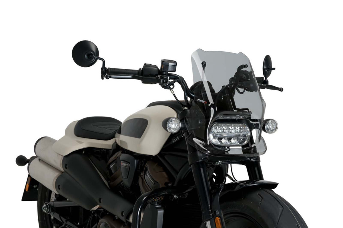PUIG CUPOLINO NAKED N.G. SPORT PER HARLEY D. SPORTSTER S RH1250S 21-24 FUME CHIARO
