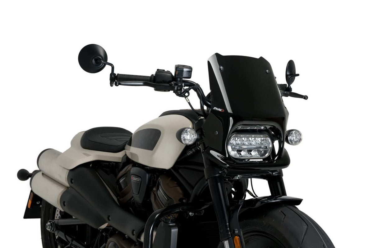PUIG CUPOLINO NAKED N.G. SPORT PER HARLEY D. SPORTSTER S RH1250S 21-24 NERO