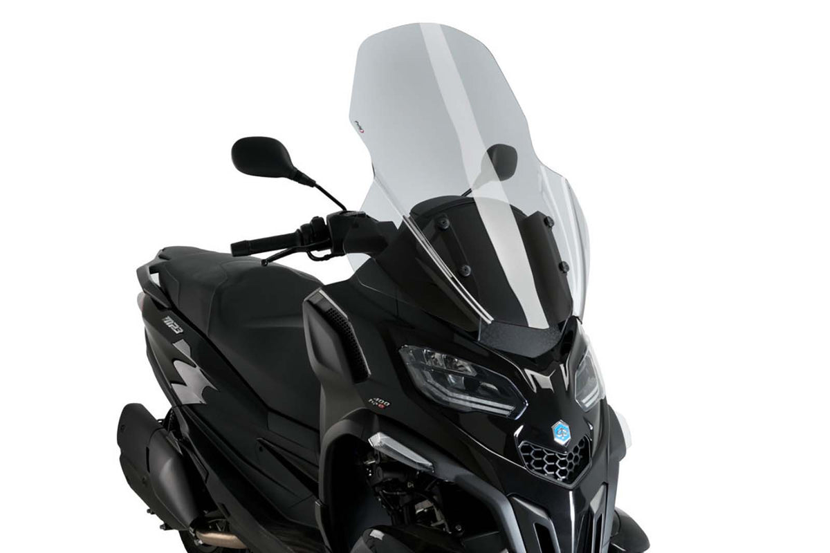 PUIG CUPOLINO V-TECH LINE TOURING PER PIAGGIO MP3 400 SPORT 22-25 FUME CHIARO