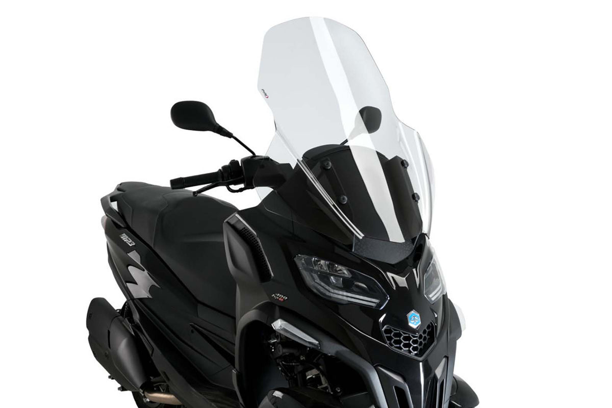 PUIG CUPOLINO V-TECH LINE TOURING PER PIAGGIO MP3 400 SPORT 22-25 TRASPARENTE
