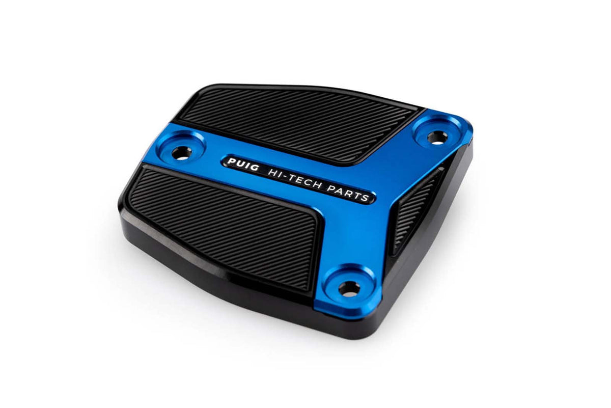 PUIG TAPPO SERBATOIO ANTERIORE PER FLUIDO FRENO PER HARLEY D. SPORTSTER S 21-24 BLU