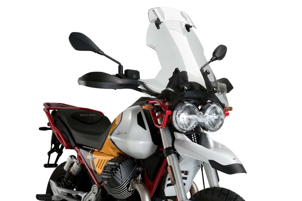 PUIG CUPOLINO TOURING-VISIERA PER MOTO GUZZI V85 TT 850 19-20 TRASPARENTE