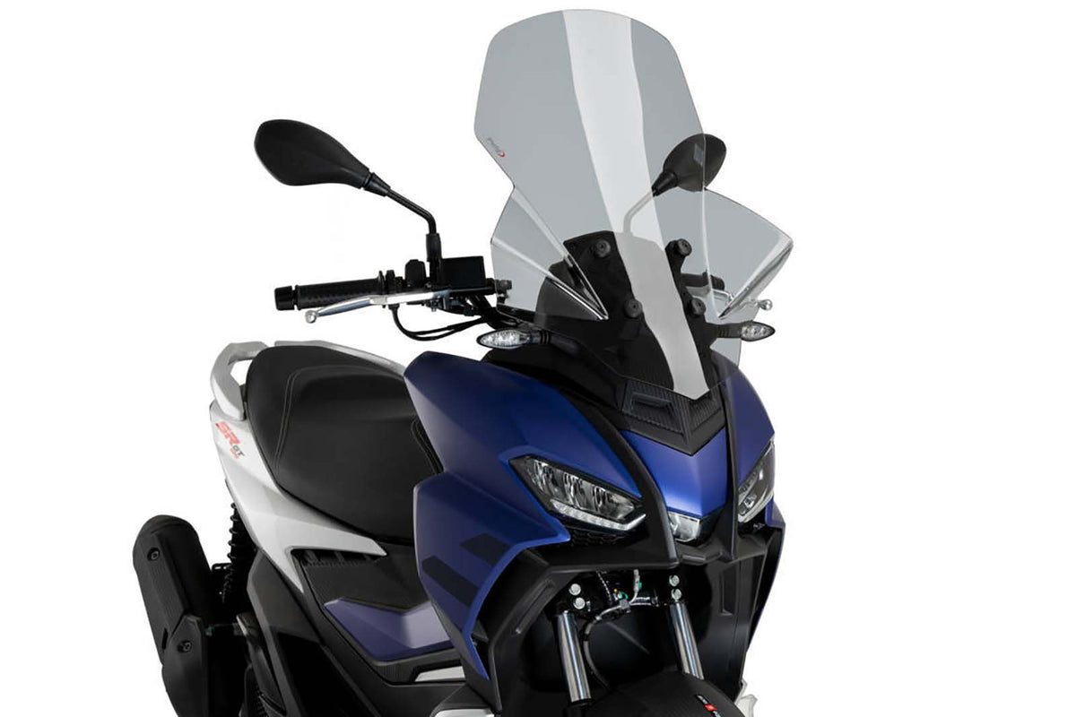 PUIG CUPOLINO V-TECH LINE TOURING PER APRILIA SR125 GT 22-25 FUME CHIARO