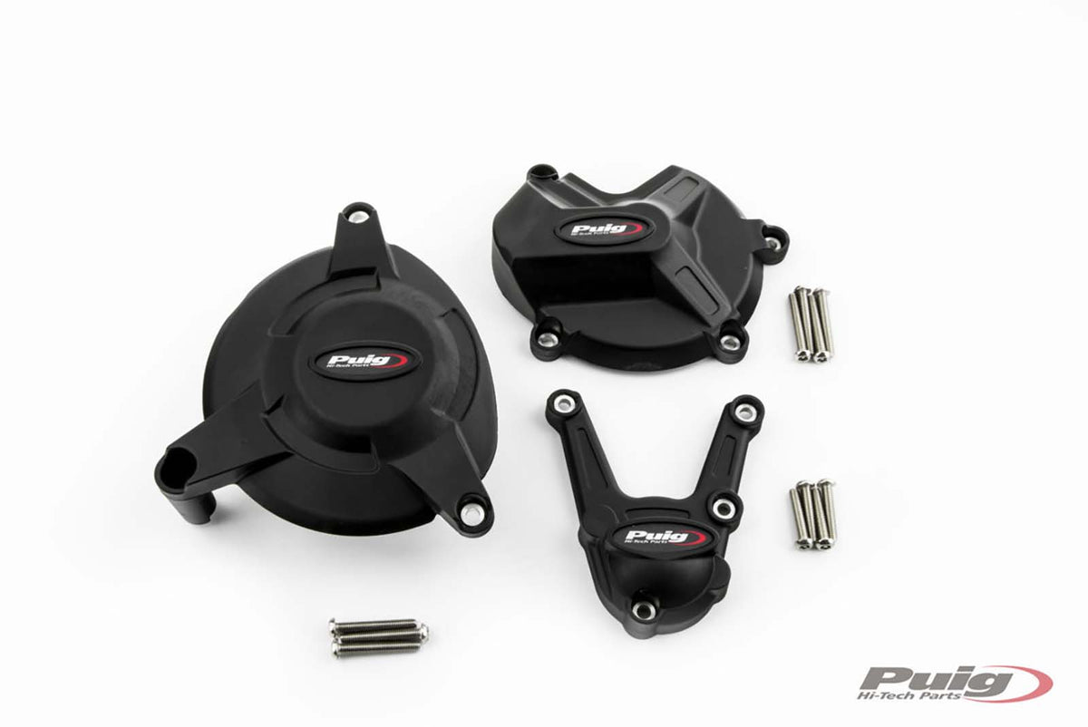 PUIG PROTEZIONE CARTER MOTORE TRACK PER CAMPIONATO PER BMW S1000RR 12-14 NERO