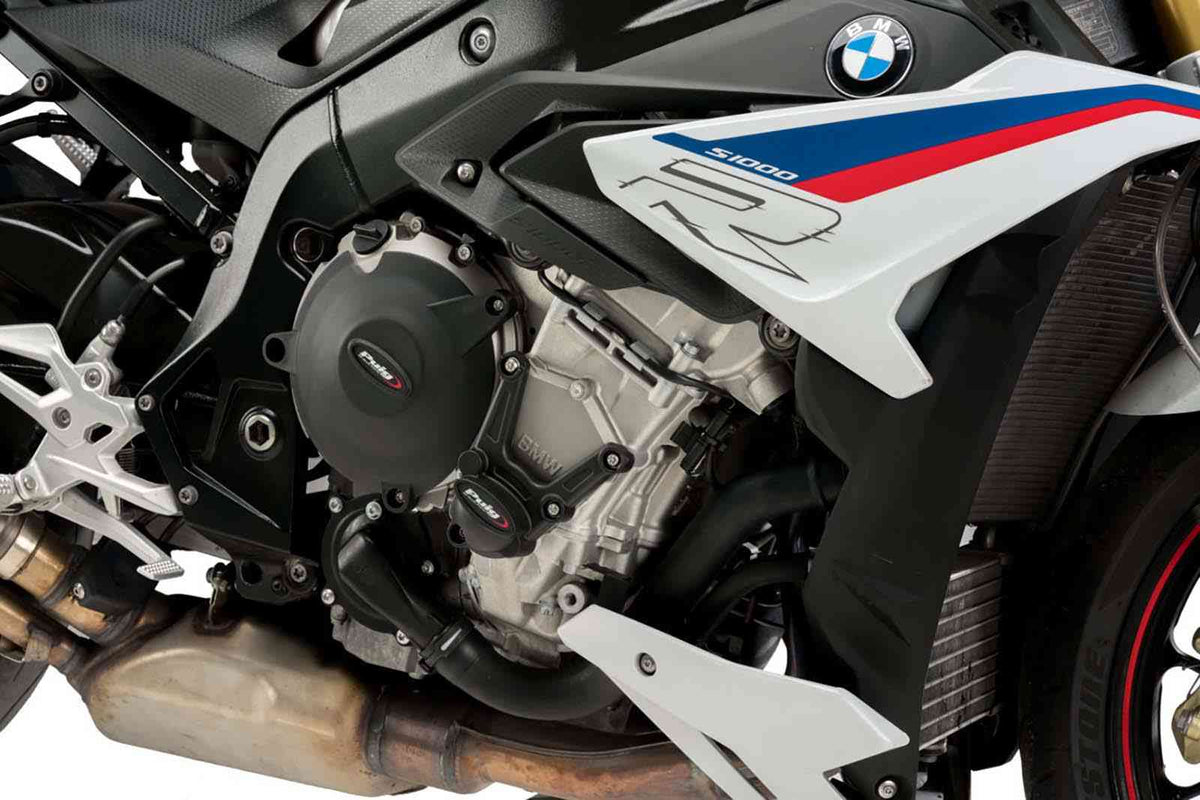 PUIG PROTEZIONE CARTER MOTORE TRACK PER CAMPIONATO PER BMW S1000RR 17-18 NERO