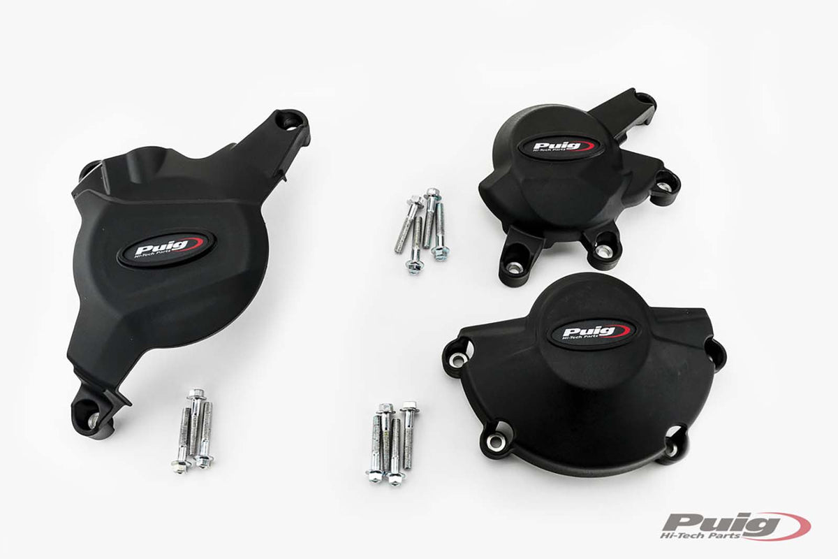 PUIG PROTEZIONE CARTER MOTORE TRACK PER CAMPIONATO PER HONDA CBR600RR 09-12 NERO