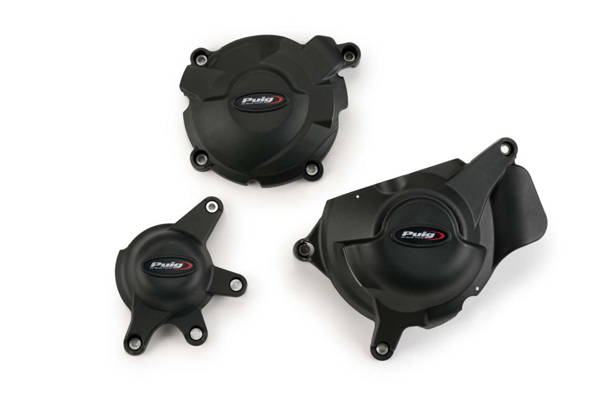 PUIG PROTEZIONE CARTER MOTORE TRACK PER CAMPIONATO PER HONDA CBR1000RR FIREBLADE SP2 17-19 NERO