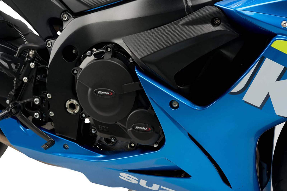 PUIG PROTEZIONE CARTER MOTORE TRACK PER SUZUKI GSX-R600 11-16 NERO
