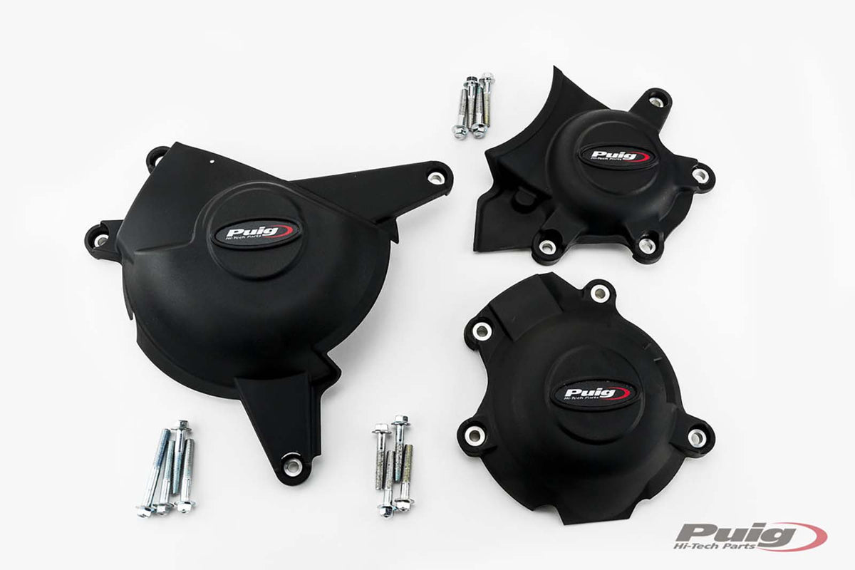PUIG PROTEZIONE CARTER MOTORE TRACK PER CAMPIONATO PER SUZUKI GSX-R1000 R 17-21 NERO