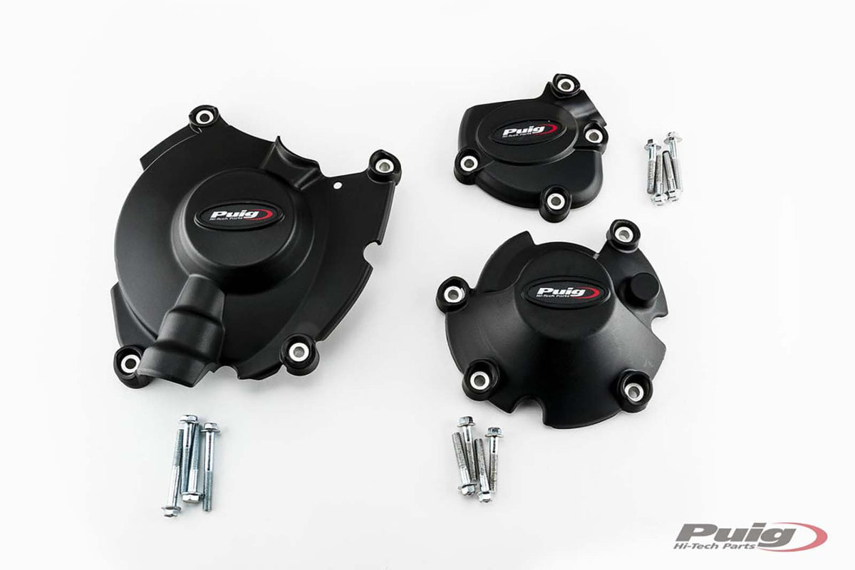 PUIG PROTEZIONE CARTER MOTORE TRACK PER CAMPIONATO PER YAMAHA YZF-R1M 20-24 NERO