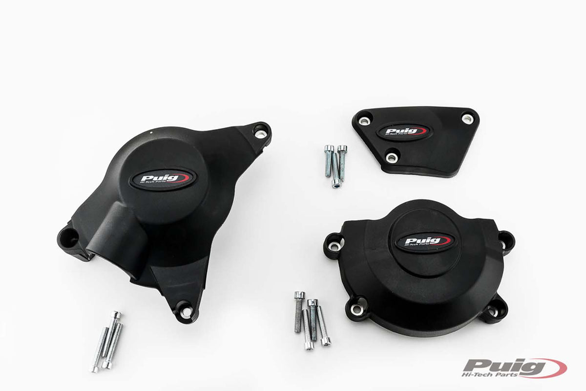 PUIG PROTEZIONE CARTER MOTORE TRACK PER CAMPIONATO PER YAMAHA YZF-R6 2007 NERO