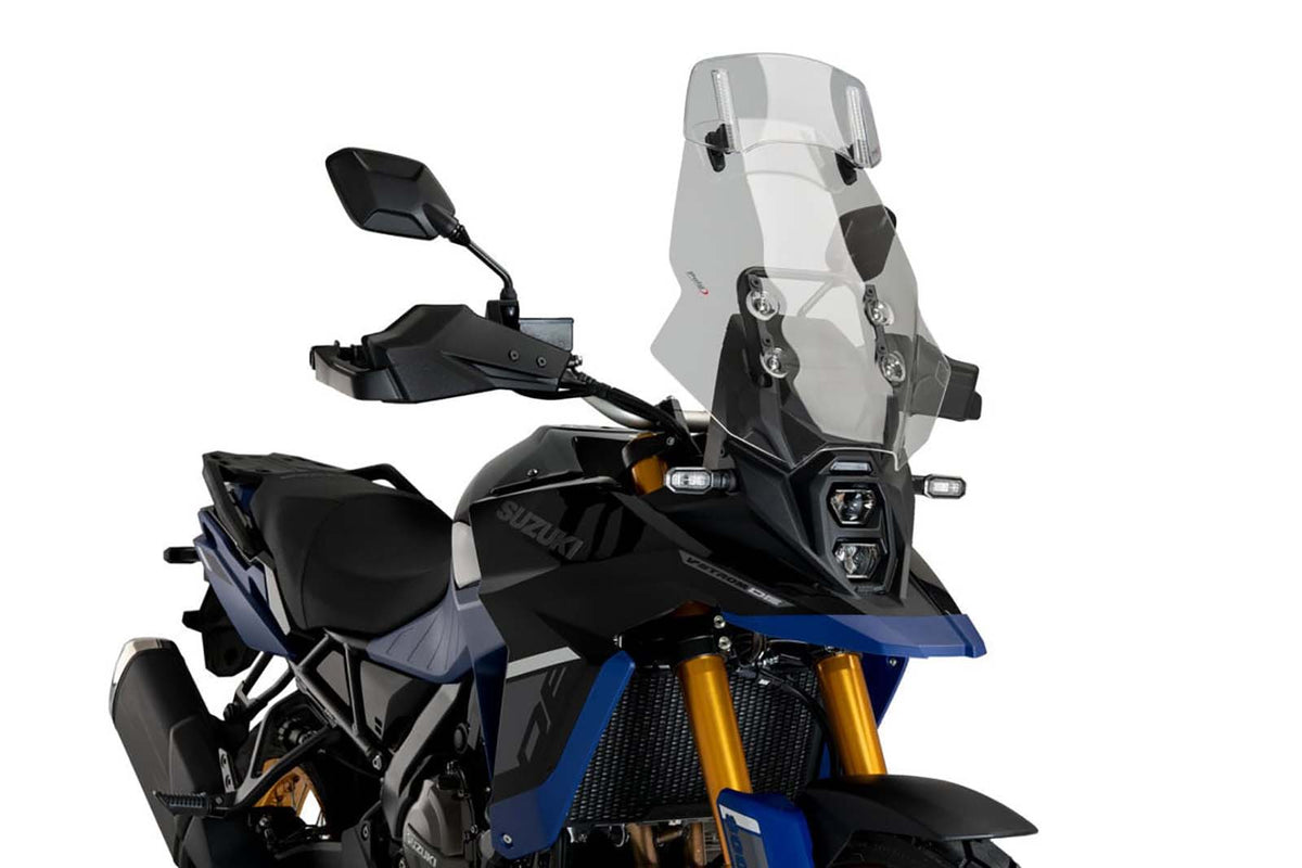 PUIG CUPOLINO TOURING-VISIERA PER SUZUKI DL800 V-STROM 24-25 FUME CHIARO