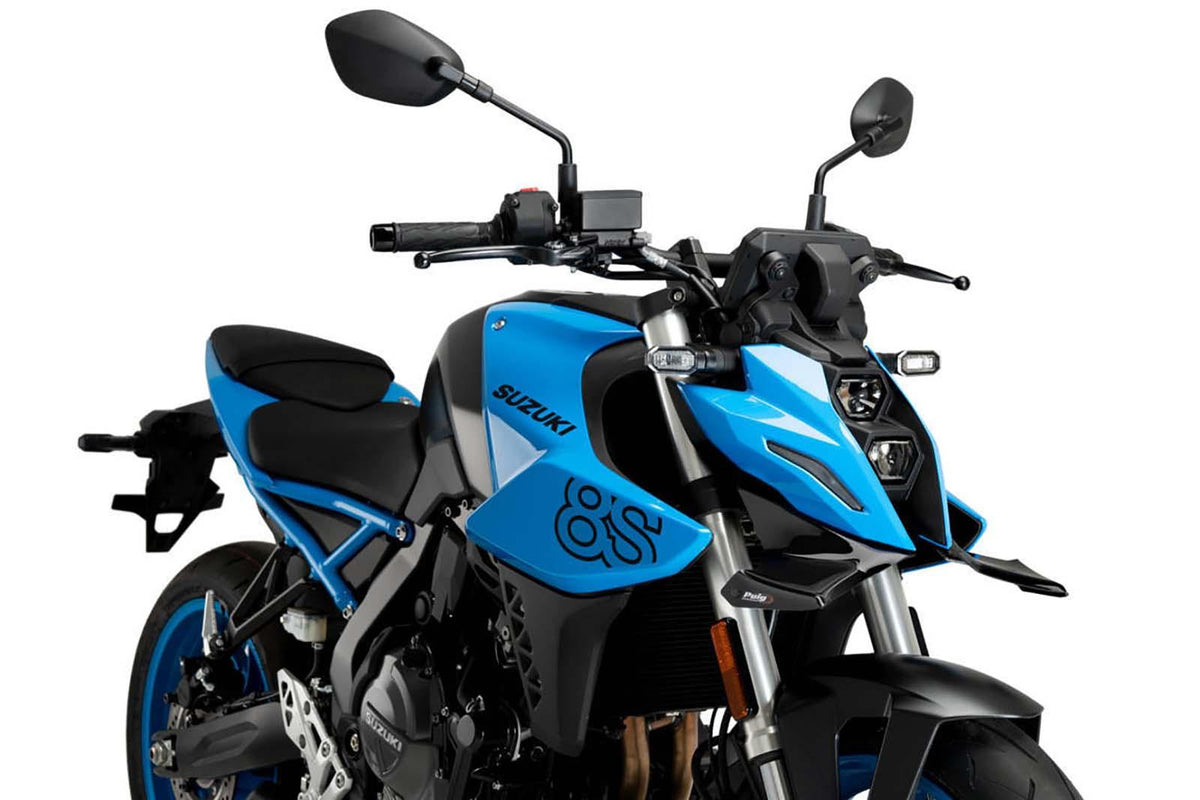 PUIG SPOILER ANTERIORE DOWNFORCE NAKED PER SUZUKI GSX-8S 23-25 NERO