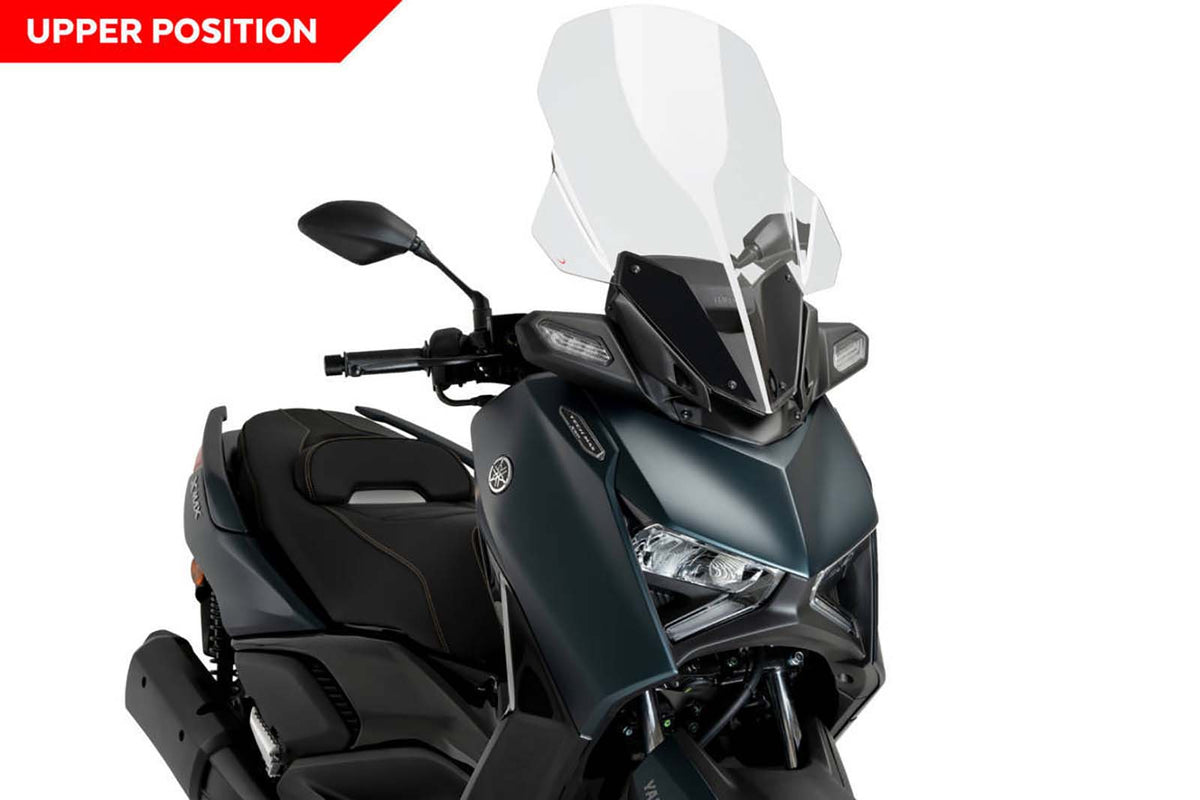 PUIG CUPOLINO V-TECH LINE TOURING PER YAMAHA X-MAX 125 2025 TRASPARENTE