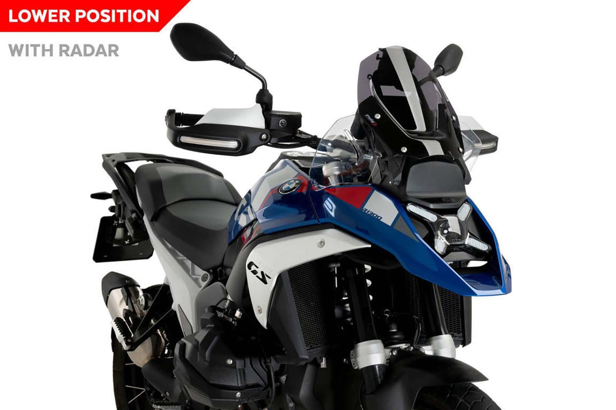 PUIG CUPOLINO SPORT CON RADAR PER BMW R1300 GS TRIPLE BLACK 23-25 FUME SCURO