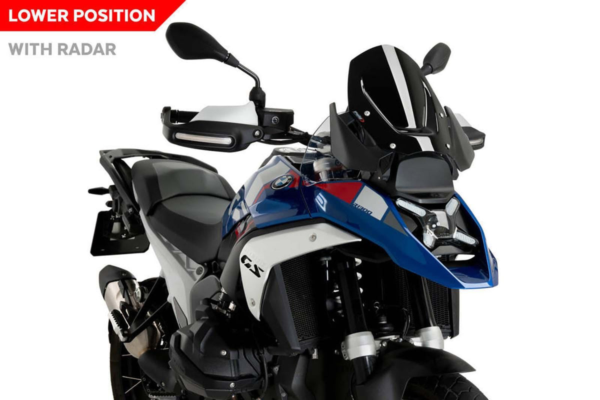 PUIG CUPOLINO SPORT CON RADAR PER BMW R1300 GS 23-25 NERO