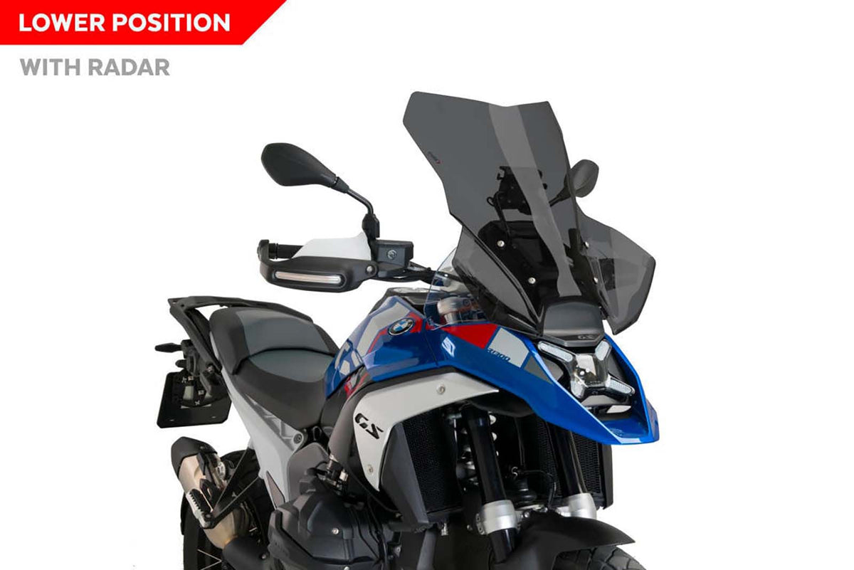 PUIG CUPOLINO TOURING PLUS CON RADAR PER BMW R1300 GS 23-25 FUME SCURO