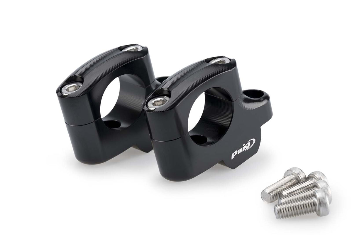 PUIG RISERS PULLBACK PER MANUBRI BMW R1200GS ADVENTURE 17-18 NERO-21801N