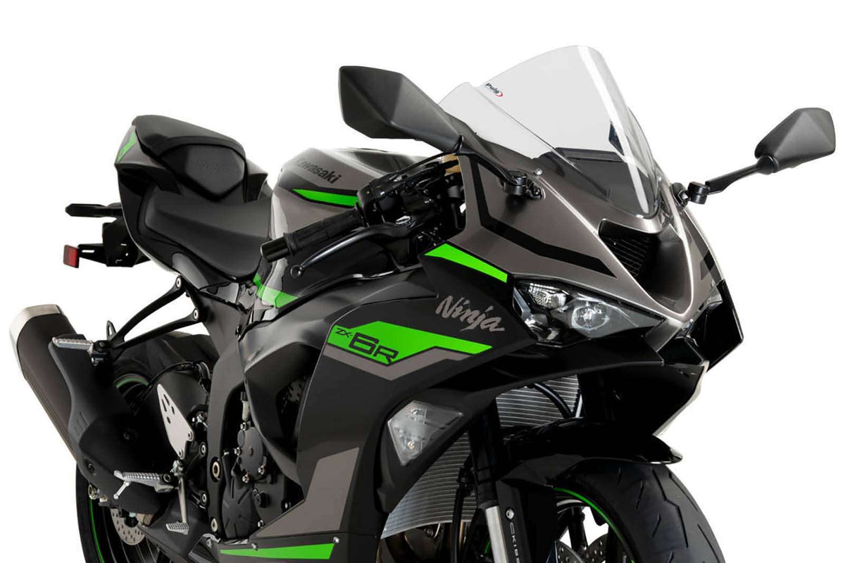PUIG CUPOLINO Z-RACING PER KAWASAKI ZX-6R NINJA 24-25 TRASPARENTE