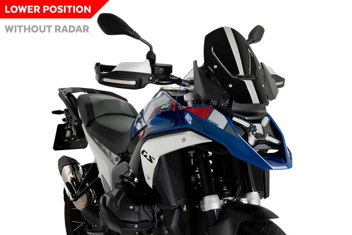 PUIG CUPOLINO SPORT SENZA RADAR PER BMW R1300 GS 23-25 NERO