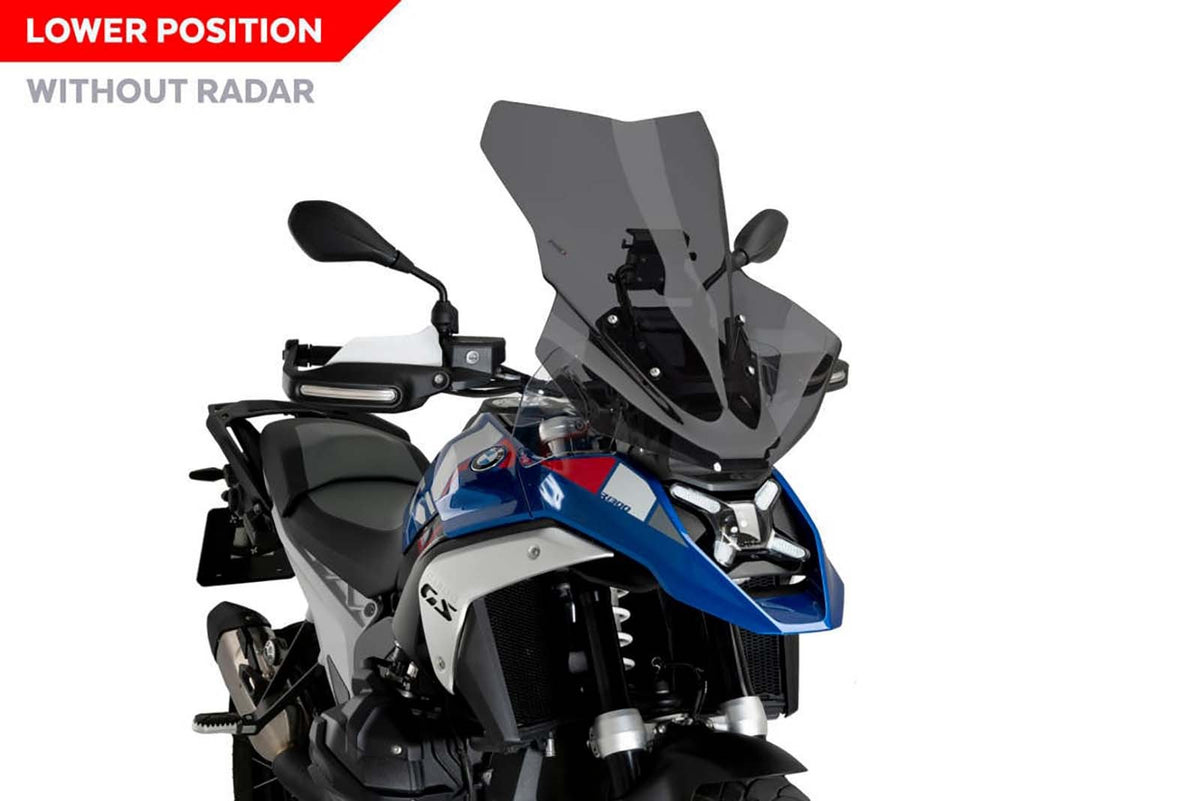 PUIG CUPOLINO TOURING PLUS SENZA RADAR PER BMW R1300 GS TROPHY 23-25 FUME SCURO