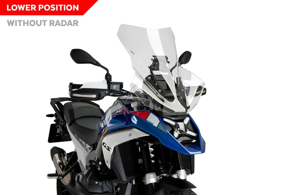PUIG CUPOLINO TOURING PLUS SENZA RADAR PER BMW R1300 GS OPTION 719 TRAMONTANA 23-25 TRASPARENTE