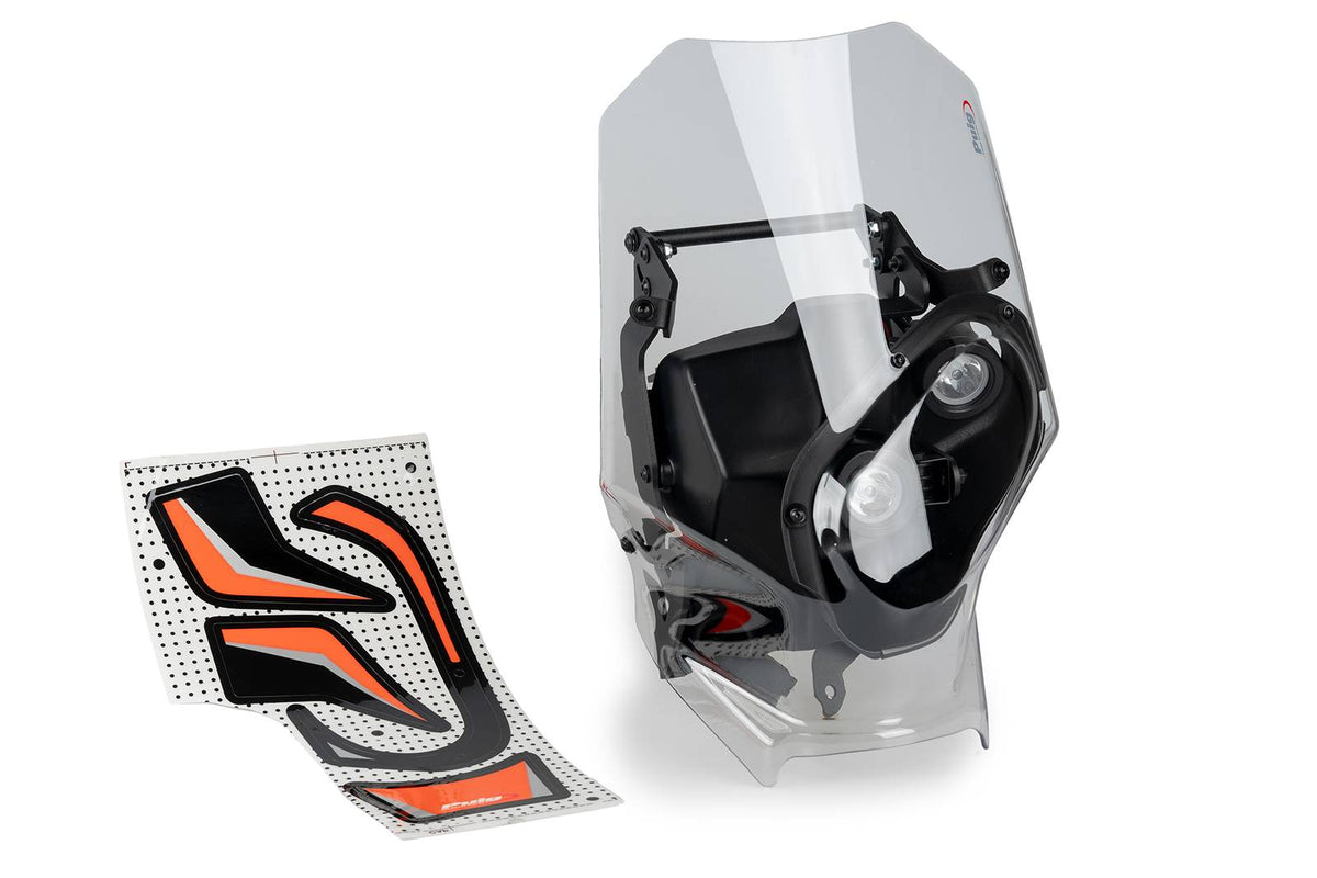 PUIG CUPOLINO SEMICARENATO RALLY KTM 530 EXC 05-14 TRASPARENTE