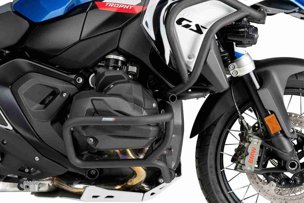 PUIG BARRE DI PROTEZIONE MOTORE BASSE BMW R1300 GS TRIPLE BLACK 23-25 NERO