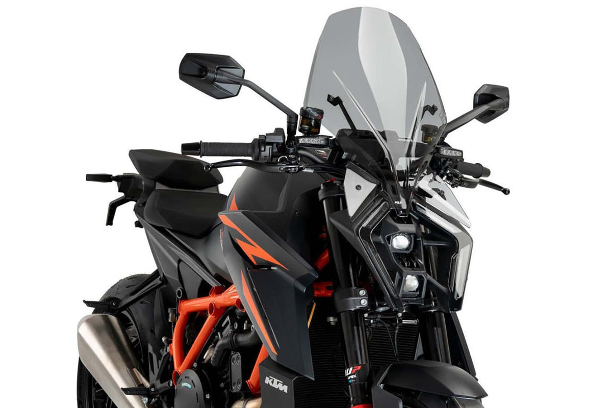 PUIG CUPOLINO NAKED N.G. TOURING PER KTM 1390 R SUPERDUKE 24-25 FUME CHIARO