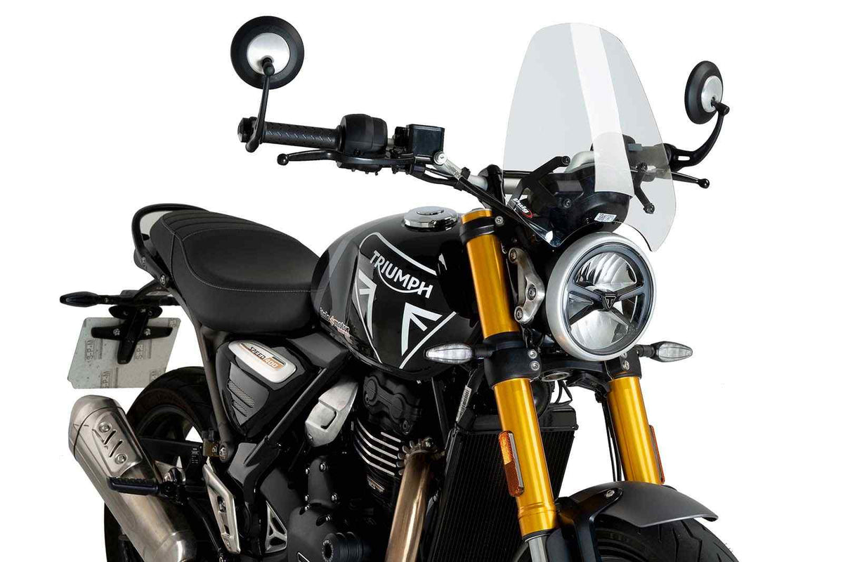 PUIG CUPOLINO NAKED N.G. SPORT PER TRIUMPH SPEED 400 24-25 TRASPARENTE