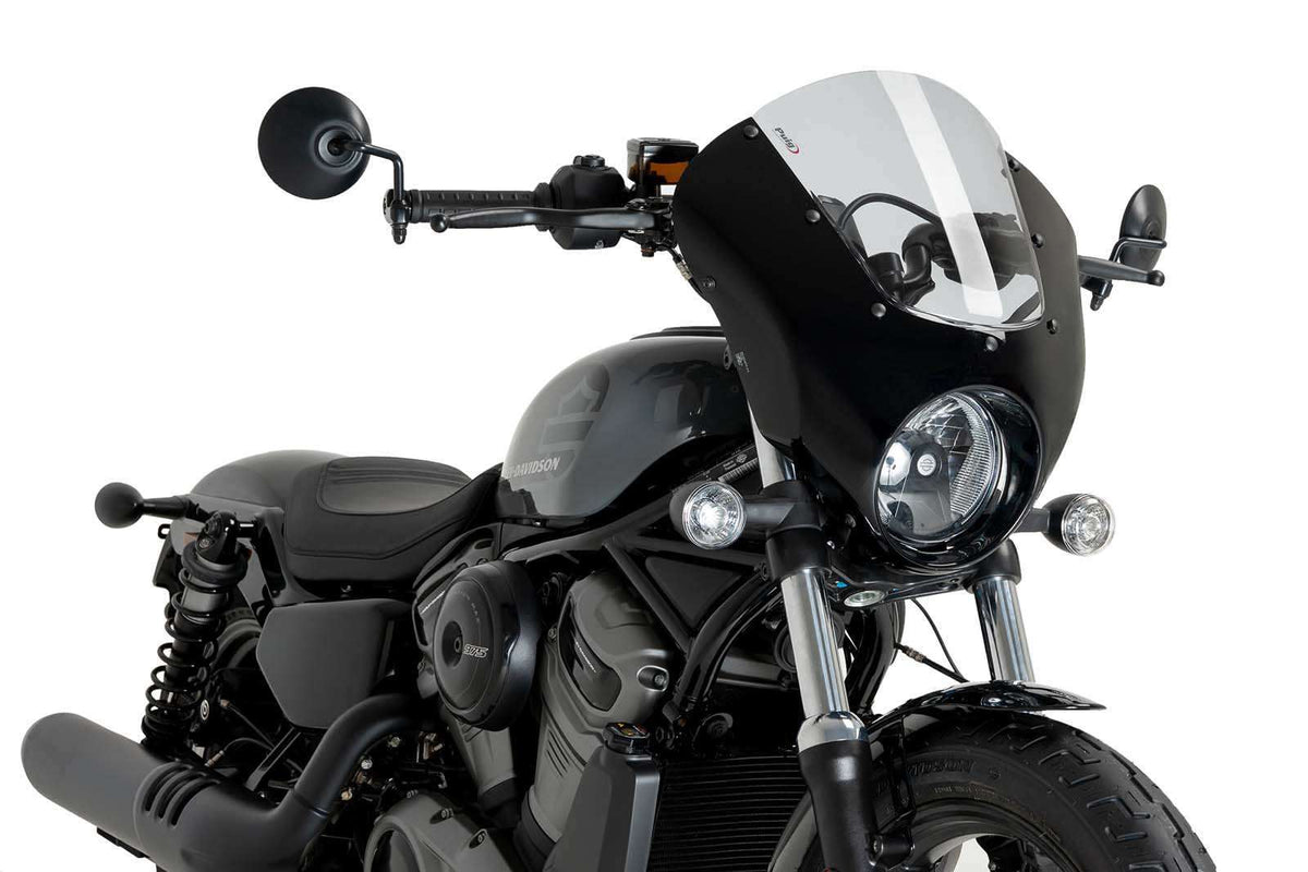 PUIG CUPOLINO SEMICARENATO DARK NIGHT PER HARLEY D. NIGHTSTER 975 SPECIAL 23-24 FUME CHIARO-21957H
