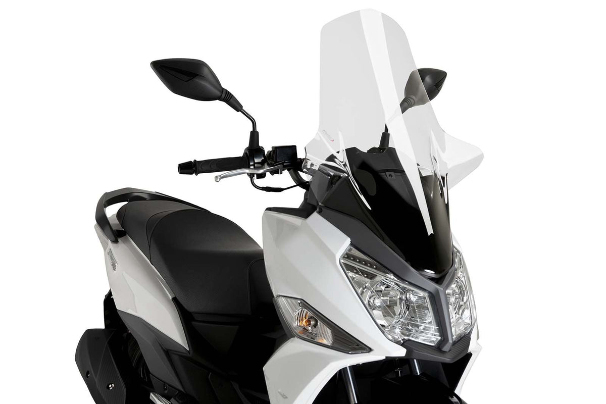 PUIG CUPOLINO V-TECH LINE TOURING PER SYM JET 14 50 ie 4T AC E5 21-25 TRASPARENTE