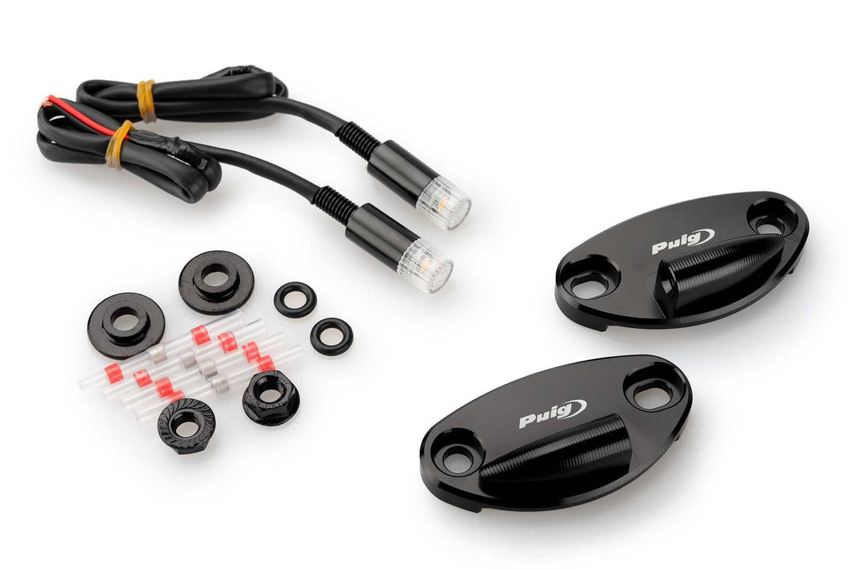 PUIG TAPPI FORO SPECCHIETTO CON FRECCE TAB KAWASAKI ZX-10RR 2026 NERO